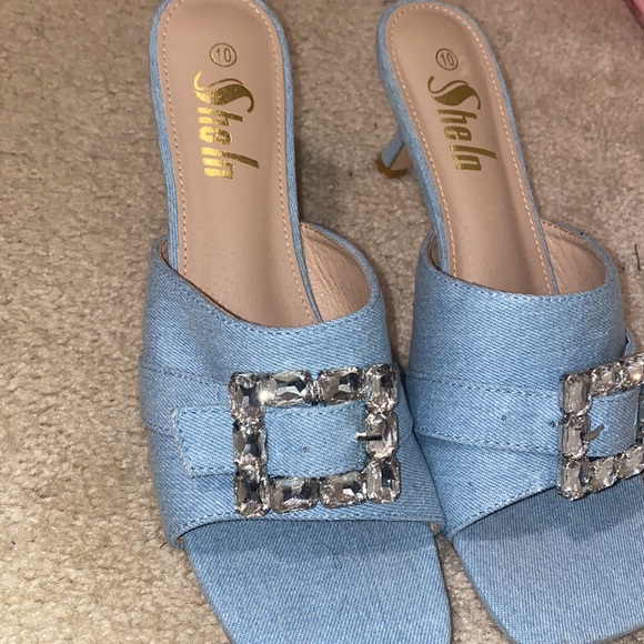 Denim low heels - Picture 4 of 4
